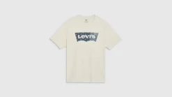 Clearance Levi's t-paita Graphic Crewneck Tee 1811 Batwing Bandana Fill Three Egret