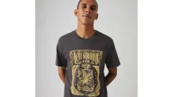 Clearance Levi's t-paita Graphic Crewneck Tee 1854 Brin Music Inspired Phantom