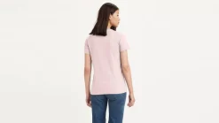 Discount Levi's t-paita Perfect T-shirt Shimmer BW 2433 Shimmer bw keepsake lilac