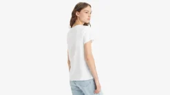 Outlet Levi's t-paita Perfect V-neck 0002 White