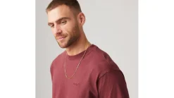 Clearance Levi's t-paita Red Tab Vintage Tee 0117 Garment Dye T Chocolate Truffle