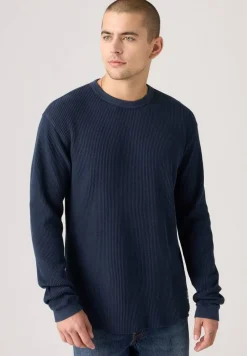 Clearance Levi's trikoopaita Long Sleeve Relaxed Thermal Tee 0026 Navy Blazer