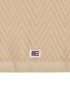 pyyhesetti 30x50 cm herringbone 2 kpl beige*Lexington Best