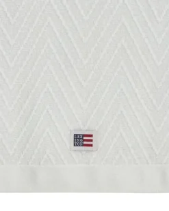 pyyhesetti 30x50 cm herringbone 2 kpl valkoinen*Lexington Outlet