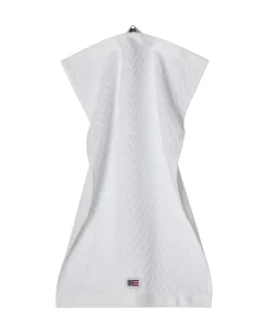 pyyhesetti 30x50 cm herringbone 2 kpl valkoinen*Lexington Outlet