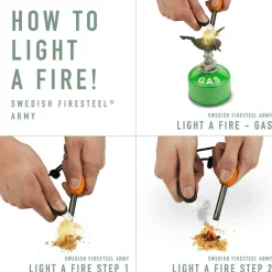 tulustikku FireSteel BIO Army slatyblack*Light my fire Clearance