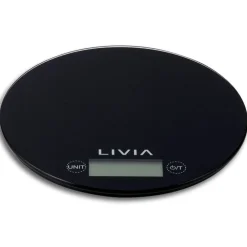 Outlet Livia keittiövaaka pyöreä musta