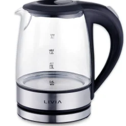 lasinen vedenkeitin 1,2 L 1500 W*Livia New