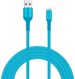 Clearance Livia latausjohto USB-lightning, 2 m turkoosi