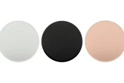 kynttilänalunen yksivärinen musta*4Living Clearance