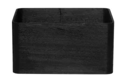 Discount 4Living puulaatikko 32x24x16,5 cm musta
