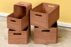 New 4Living puulaatikko 32x24x16,5 cm ruskea