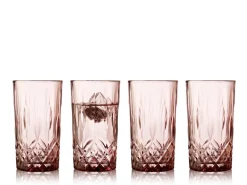 Best Lyngby lasi Highball Sorrento 38 cl 4 kpl/pkt Pink