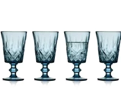 viinilasi Sorrento 29 cl 4 kpl/pkt Blue*Lyngby New