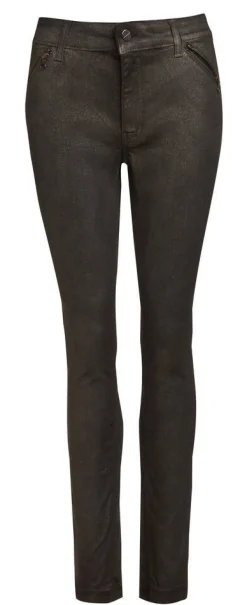 Best Mac housut Dream Skinny Zip D097 Grey coated wash