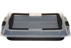 Bake&Carry piirakkavuoka + kansi 3,45 L 42x30x4,5 cm mu*Maku Sale