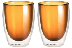 juomalasi kaksikerroksinen 35 cl ruskea 2 kpl*Maku