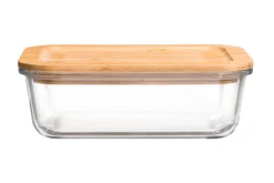 säilytysrasia 1,04 L lasi/bambu*Maku Hot