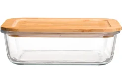 Best Maku säilytysrasia 1,52 L lasi/bambu