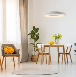 Niseko riippuvalaisin Ø 65 cm kaukosäätimellä valkoinen*Mantra