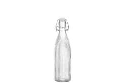 lasipullo patenttikorkilla pystyraidat 550 ml*Marjukka Sale