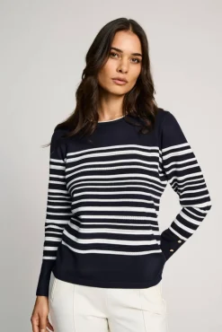 Sale MICHA neule 180-172 Navy / Offwhite 60218