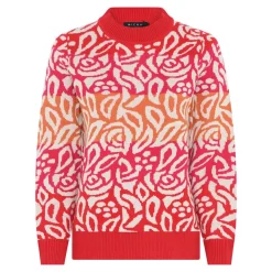 New MICHA neule 178-193 Autumn Red / Rasberry /Pumpkin