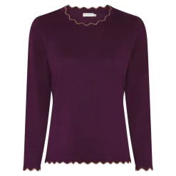 Hot MICHA neule 163-199 Plum Purple 2283