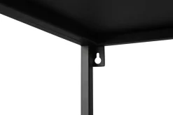 hylly Alexis 80 x 80 cm musta*Mirrors and More Hot