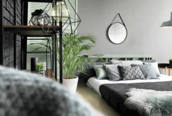 peili Cornelia Ø55 cm musta*Mirrors and More Sale