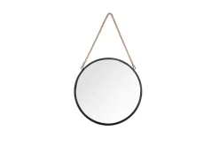 peili Taira Ø40 cm musta narulla*Mirrors and More Clearance