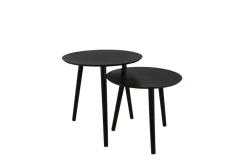 sarjapöytä Vilana Ø50 cm + Ø45 cm musta*Mirrors and More Best