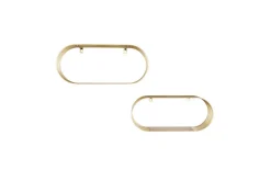 Hot Mirrors and More seinähyllysetti Joyce 2-pack kulta