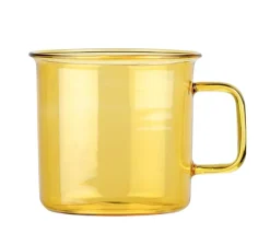 Hot Muurla lasimuki keltainen 3,5 dl