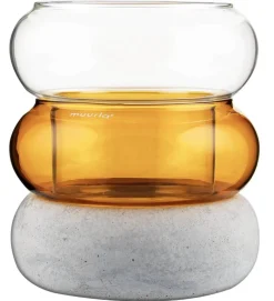 Rinkeli kynttilälyhty/maljakko 12 cm*Muurla Outlet