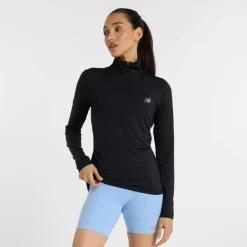New Balance paita Sport Quarter Zip W Black