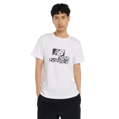 New New Balance t-paita Sport Graphic Cotton White