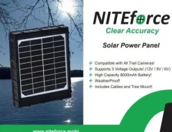 Hot NITEforce aurinkopaneeliakku 8000mAh, Solar Power Panel