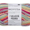 Best Novita 7 Veljestä lanka Polkka 100 g konfetti 8041