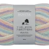 7 Veljestä Raita lanka 100 g morsiuskaari 974*Novita Online