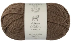 Outlet Novita lanka Wonder Wool 50 g 068 metsäsieni