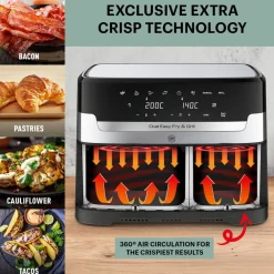 Outlet Obh Nordica Dual Easy Fry & Grill