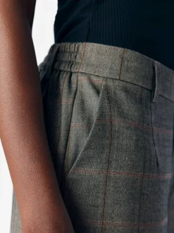 Hot Object housut Objlisa Wide AOP Black humus tannin