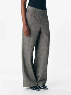 Hot Object housut Objlisa Wide AOP Black humus tannin