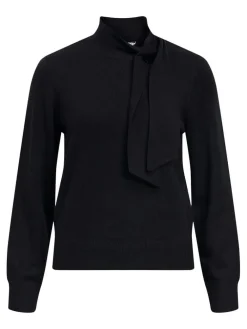 Hot Object neule Objthess L/S Bow Black