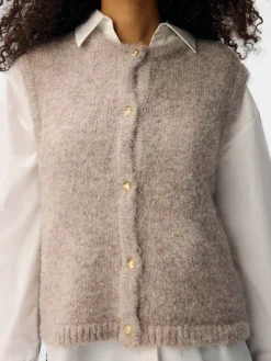 Hot Object neuleliivi Objsaggia Vest Humus melange