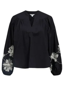 Outlet Object pusero Objmerle Hope L/S Black white