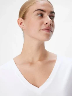 Clearance Object t-paita Objannie RE S/S V-neck White