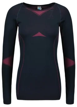 Hot Odlo aluskerrastopaita Fundamentals Performance W 21009 dark sapphire -beetroot purple