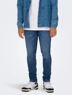 Only & Sons farkut Onsloom Slim 7899 Light medium blue denim